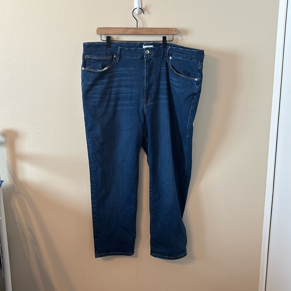 Good American Always Fit Stright Leg Plus Size Jeans
